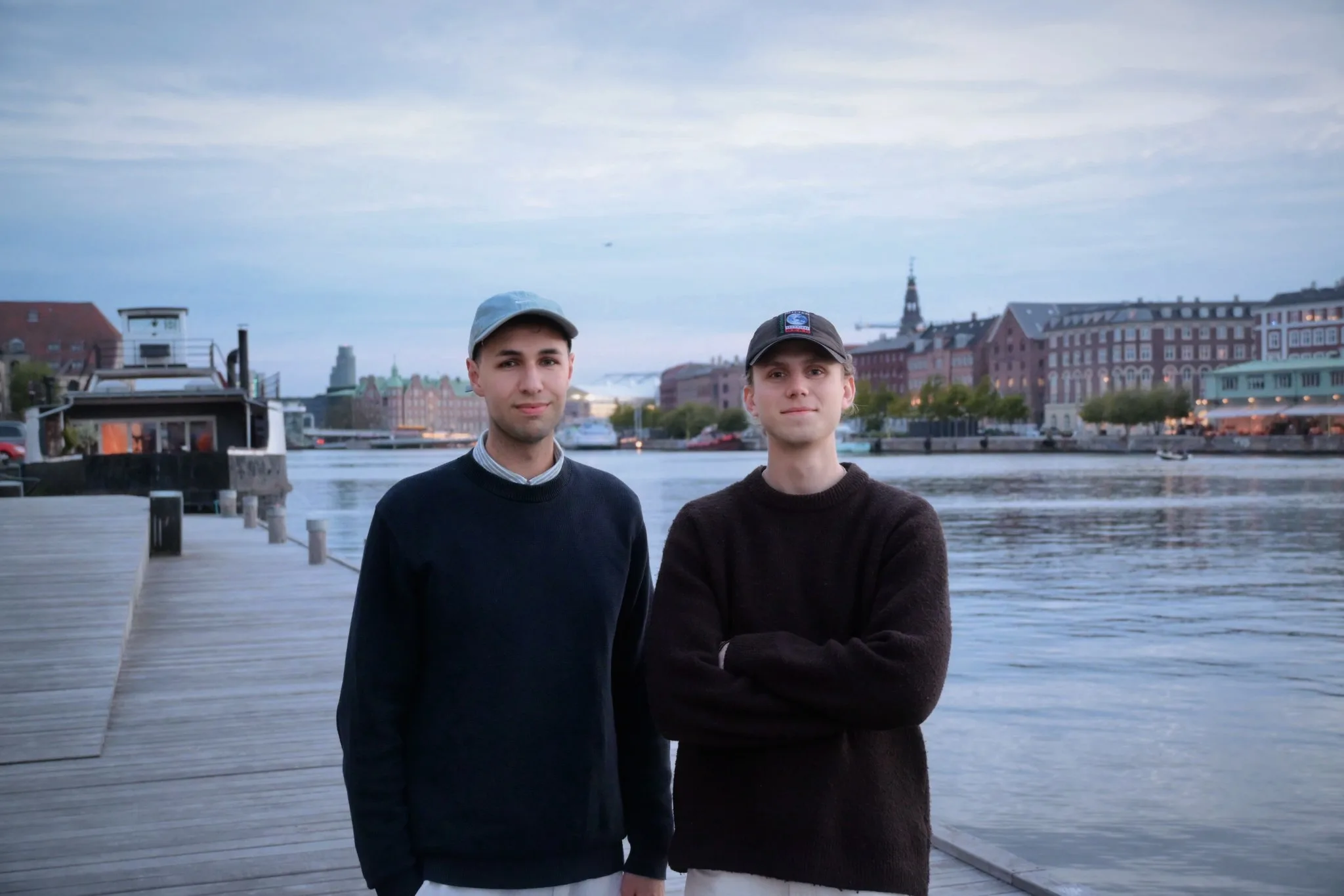Aden co-founders Maxime Vermeeren and Gustav Fogelström in Copenhagen